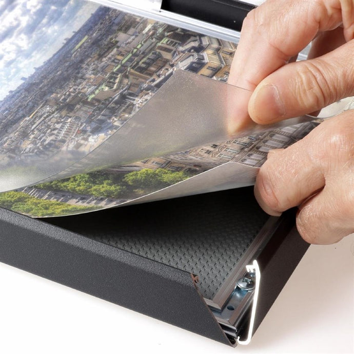 Europel Klapframe A4 25mm Mat Zwart