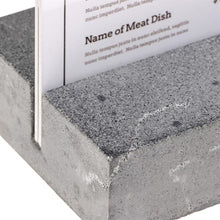 Afbeelding in Gallery-weergave laden, Europel Bordhouder A5 Polystone Anthraciet