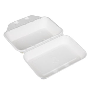 Fiesta composteerbare bagasse voedselcontainers 9x6" (pak van 200)