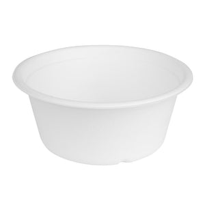 Fiesta composteerbare bagasse kom basis 400ml (verpakking van 50)