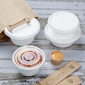 Fiesta composteerbare bagasse kom basis 750ml (pak van 50)