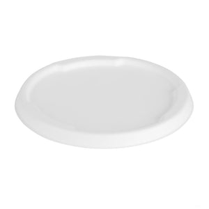 Fiesta composteerbare bagasse deksel voor 750/900ml kom basen (verpakking van 50)