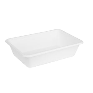 Fiesta composteerbare bagasse voedsel container basissen 650ml (pak van 100)