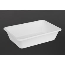 Afbeelding in Gallery-weergave laden, Fiesta composteerbare bagasse voedsel container basissen 650ml (pak van 100)