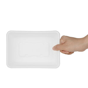 Fiesta composteerbare bagasse voedsel container basissen 650ml (pak van 100)