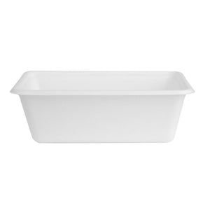 Fiesta composteerbare bagasse voedselcontainer bases 800ml (pakket van 100)