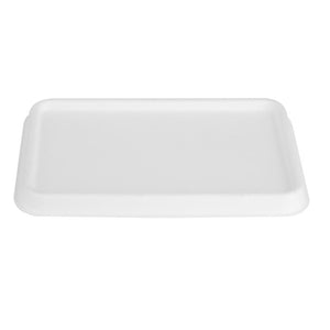 Fiesta composteerbare bagasse deksels voor bagasse container bodems (pak van 100)