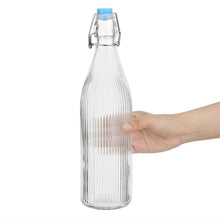 Afbeelding in Gallery-weergave laden, Olympia Geribbelde Schommeltop Waterflessen 1Ltr (Pakket Van 6)