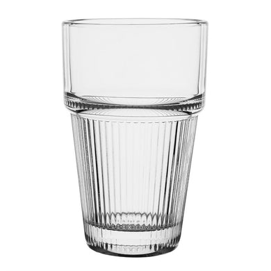 Olympia Geribbelde Stapelbare Tumblers 300ml (Set Van 6)