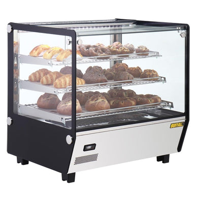 Buffalo Vierkante Aanrecht Geverwarmde Display Merchandiser 120Ltr