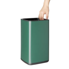 Afbeelding in Gallery-weergave laden, Bolero Vierkante Afvalbak Groen 7Ltr