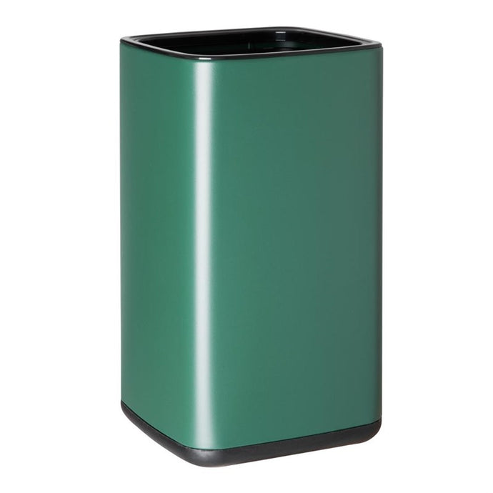Bolero Vierkante Afvalbak Groen 10Ltr