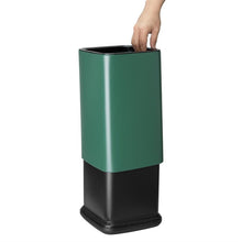 Afbeelding in Gallery-weergave laden, Bolero Vierkante Afvalbak Groen 10Ltr