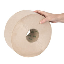 Afbeelding in Gallery-weergave laden, Jantex Green 100% Gerecycled Jumbo Rol Navulling 2-laags 300m (Pak 6)