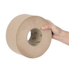 Afbeelding in Gallery-weergave laden, Jantex Groen 100% Gerecycled Mini Jumbo Rol Navulling 2-laags - 150m (Pak 12)