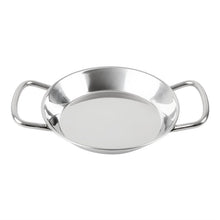 Afbeelding in Gallery-weergave laden, Olympia Tafel Presentatie Mini Paella Pan Roestvrij Staal 150mm
