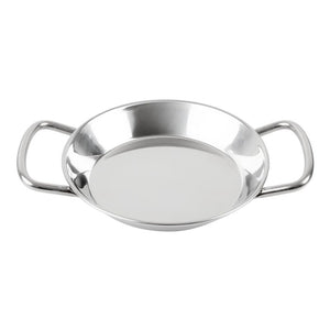 Olympia Tafel Presentatie Mini Paella Pan Roestvrij Staal 150mm