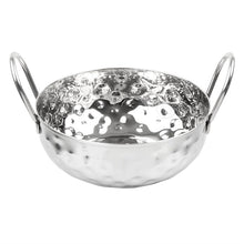 Afbeelding in Gallery-weergave laden, Olympia Tafel Presentatie Gehamerd Kadai Schotel Roestvrij Staal 150mm