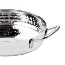 Afbeelding in Gallery-weergave laden, Olympia Tafel Presentatie Schaal Met Handvat Roestvrij Staal Gehamerd 150mm