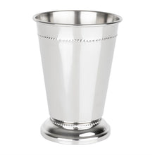 Afbeelding in Gallery-weergave laden, Olympia Barware Geborduurde Julep Beker Roestvrij Staal 370ml