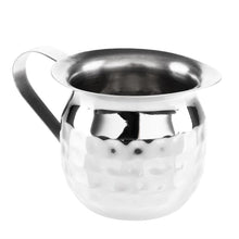 Afbeelding in Gallery-weergave laden, Olympia Mini Melkkannetje Roestvrij Staal Gehamerd 120ml (Verpakking Van 6)