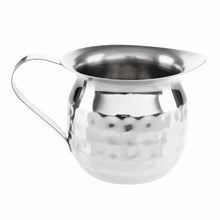 Afbeelding in Gallery-weergave laden, Olympia Mini Melkkannetje Roestvrij Staal Gehamerd 120ml (Verpakking Van 6)