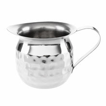 Afbeelding in Gallery-weergave laden, Olympia Mini Melkkannetje Roestvrij Staal Gehamerd 120ml (Verpakking Van 6)