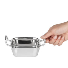 Afbeelding in Gallery-weergave laden, Olympia Tafel Presentatie Vierkant Schaal Roestvrij Staal 115X115mm