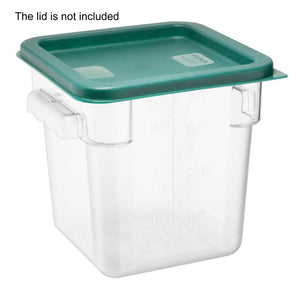 Hygiplas Polycarbonaat Vierkante Opbergcontainer 3.5Ltr