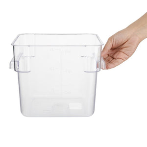 Hygiplas Polycarbonaat Vierkante Opslagbak 5,5Ltr