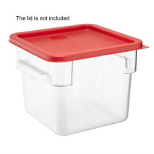 Afbeelding in Gallery-weergave laden, Hygiplas Polycarbonaat Vierkante Opslagbak 5,5Ltr