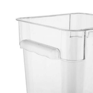 Hygiplas Polycarbonaat Vierkante Opslagcontainer 7Ltr