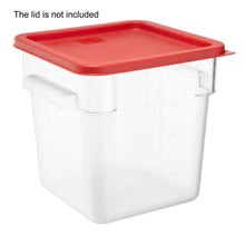 Afbeelding in Gallery-weergave laden, Hygiplas Polycarbonaat Vierkante Opslagcontainer 7Ltr