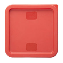 Afbeelding in Gallery-weergave laden, Hygiplas Vierkant Voedselopslag Container Deksel Rood Groot