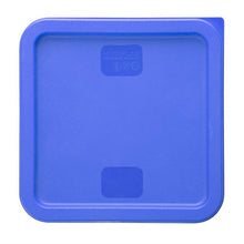 Afbeelding in Gallery-weergave laden, Hygiplas vierkant deksel voor voedselopslagcontainer Blauw Medium