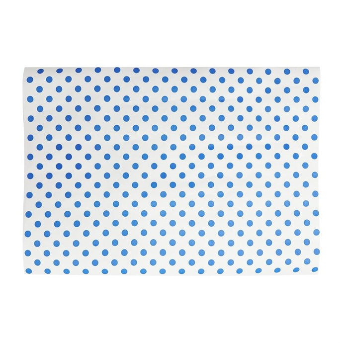 Fiesta Composteerbare Burgerwikkels Blauw Stip 250x350mm (200 stuks)