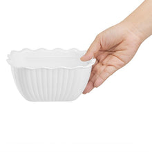 Afbeelding in Gallery-weergave laden, Olympia Kristallon Kleine Saladeschaal - Wit