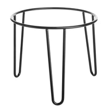 Afbeelding in Gallery-weergave laden, Olympia Anti-Slip Verhoger Rond Zwart Draad 210x180mm