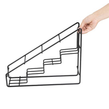 Afbeelding in Gallery-weergave laden, Olympia Siropen Flessenstandaard Zwart Draad 400x105x320mm