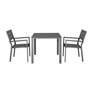 Bolero Valletta Grijze Stoelen Met Armleuningen (4 Pack)