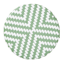 Afbeelding in Gallery-weergave laden, Bolero Parijse Stijl PE Rattan Barkrukken Licht Groen (2 Stuks)