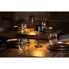 Afbeelding in Gallery-weergave laden, Olympia Siena Tafellamp Ronde Koepel Zwart 200mm