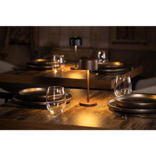 Afbeelding in Gallery-weergave laden, Olympia Siena Tafellamp Ronde Koepel Kastanje 200mm