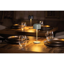 Afbeelding in Gallery-weergave laden, Olympia Siena Tafellamp Ronde Koepel Salie 200mm