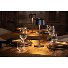 Afbeelding in Gallery-weergave laden, Olympia Siena Tafellamp Ronde Koepel Zwart 300mm