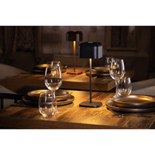 Afbeelding in Gallery-weergave laden, Olympia Lucca Tafellamp Vierkante Koepel Zwart 300mm