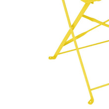 Afbeelding in Gallery-weergave laden, Bolero Perth zachtgele trottoirstijl stalen inklapbare stoelen (2stuks)