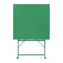 Afbeelding in Gallery-weergave laden, Bolero Perth bosgroene trottoirstijl vierkante tafel 600 mm