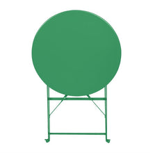 Afbeelding in Gallery-weergave laden, Bolero Perth bosgroene trottoirstijl ronde tafel 600 mm
