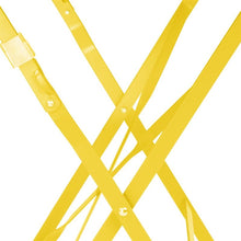 Afbeelding in Gallery-weergave laden, Bolero Perth zachtgele trottoirstijl vierkante tafel 600 mm